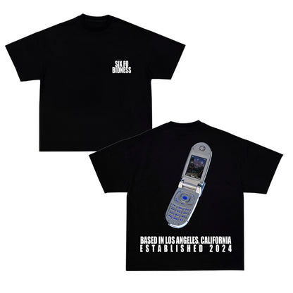 BLACK SIXFO BIDNESS TEE